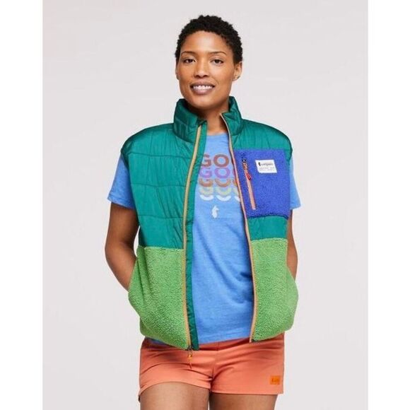 Cotopaxi Trico Hybrid Insulated Fleece Puffer Vest size XL Green - Picture 1 of 12